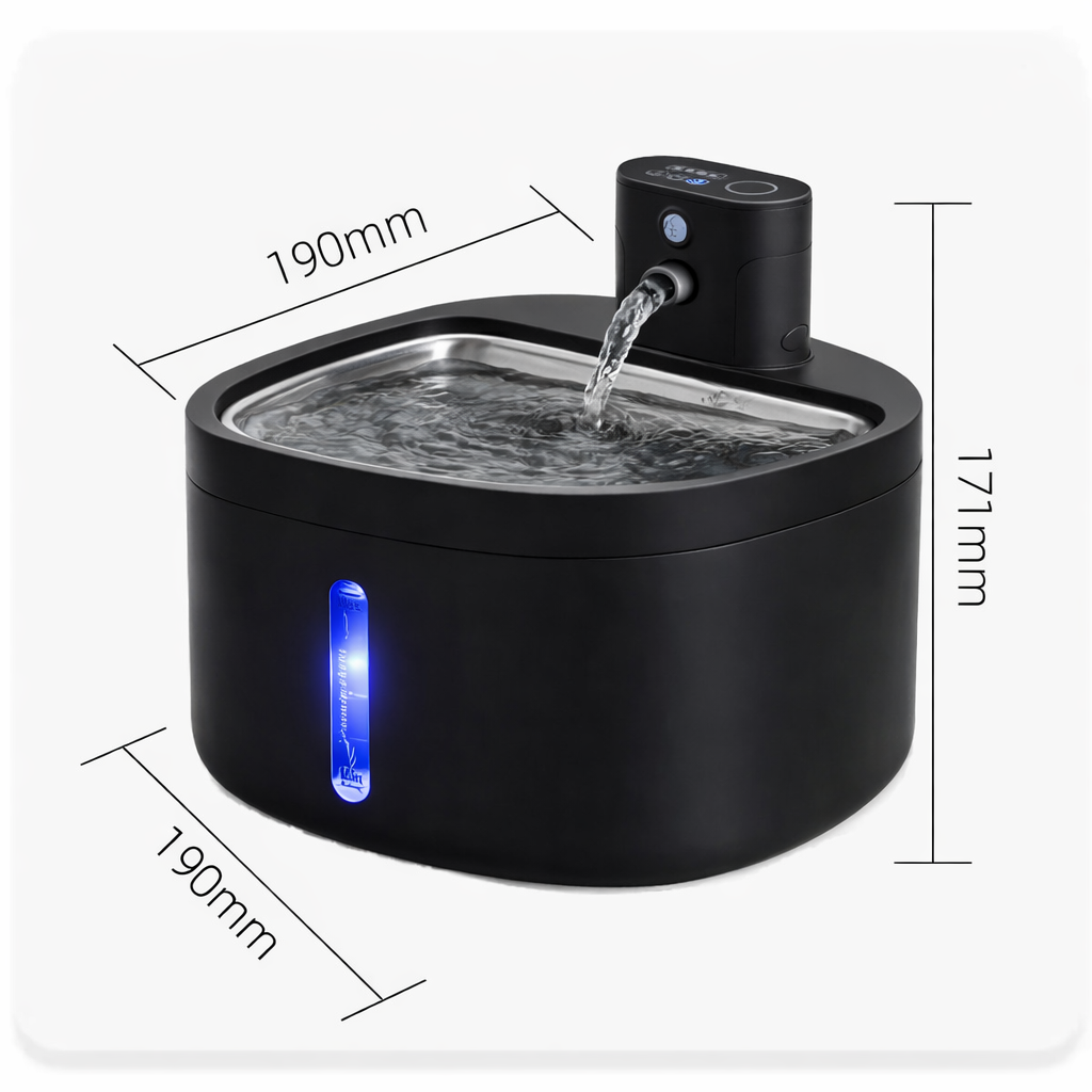 Fontanella wireless per gatti e cani 2,6 L