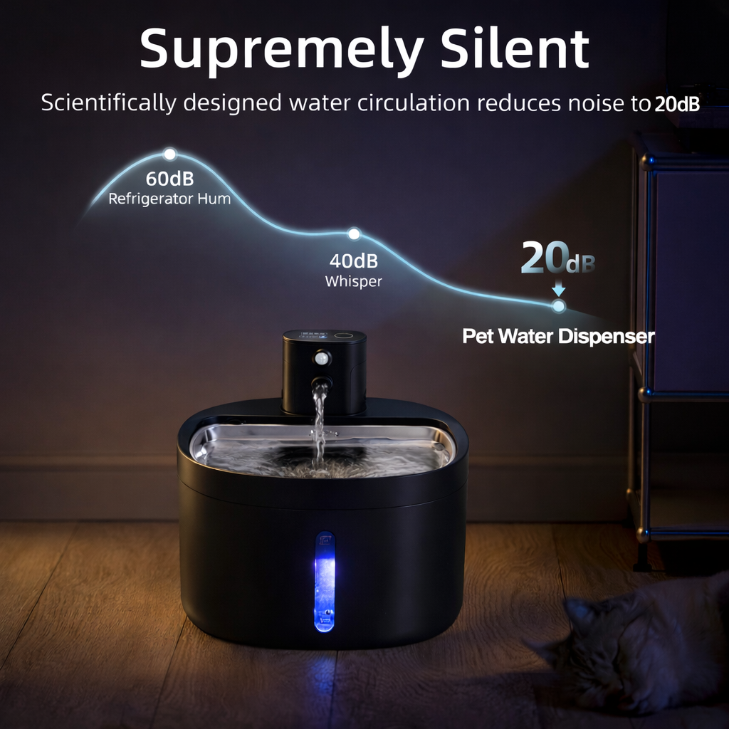 Fontanella wireless per gatti e cani 2,6 L